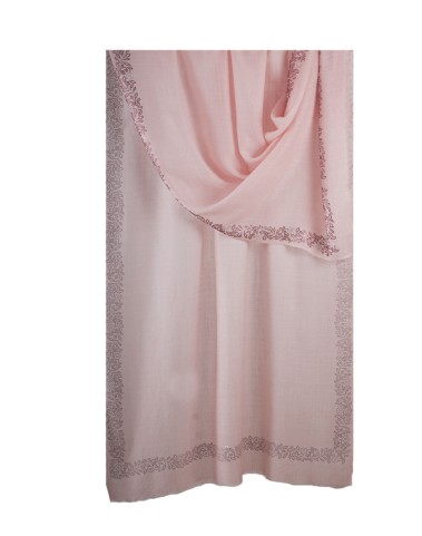 Diamond Stole - Baby Pink Border Diamond stole