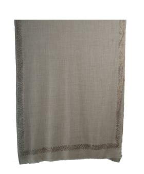 Diamond Stole - Beige Border Diamond stole