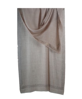 Diamond Stole - Beige Border Diamond stole