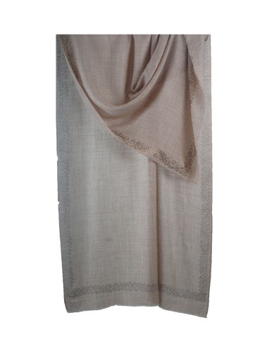 Diamond Stole - Beige Border Diamond stole