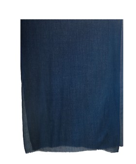 Shaded Ombre Stole - Navy Blue Shade