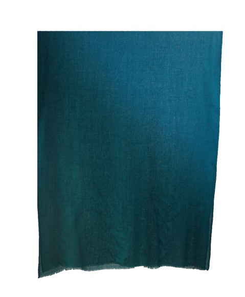 Shaded Ombre Stole - Green And Blue Shade