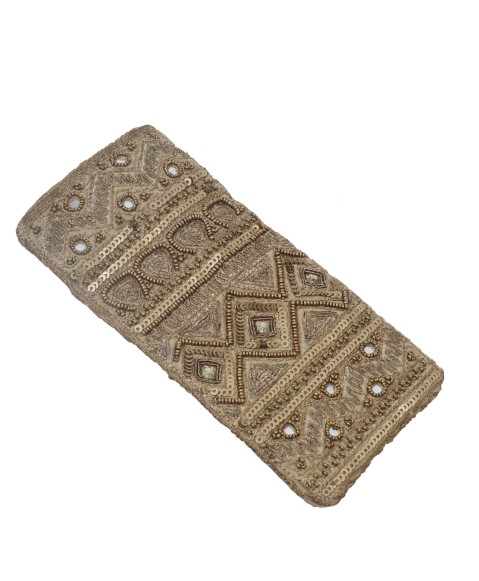 Mobile Case - Golden Bead Embroidered 