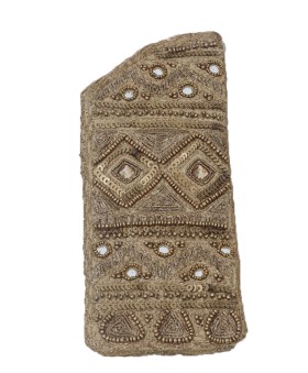 Spectacle Case -Golden Bead Embroidered