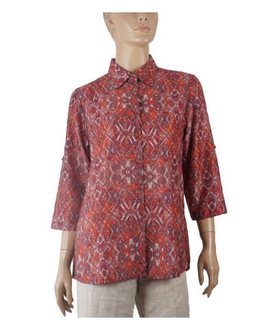 Casual Kurti - Red Abstract