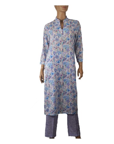 Kurti Set - Purple Floral