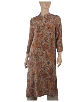 Tunic - Maroon Paisley