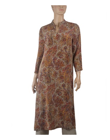 Tunic - Maroon Paisley