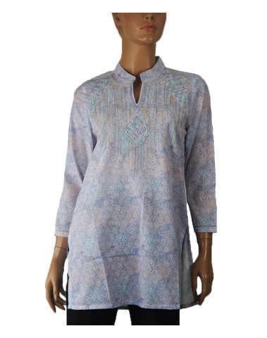 Casual Kurti - Mirror Embroidery