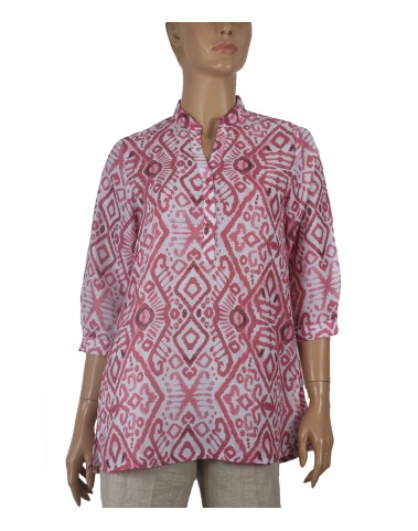 Casual Kurti - Pink Ikat