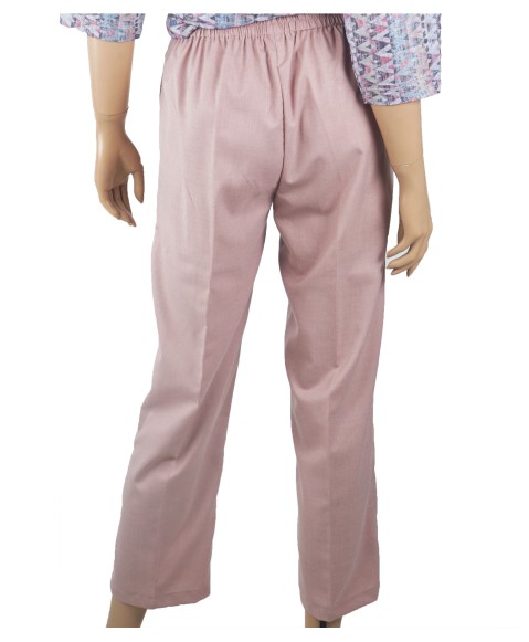 Cotton Crop Pant - Baby Pink