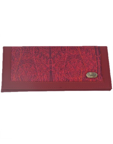 Silk Wallet - Pink Paisley