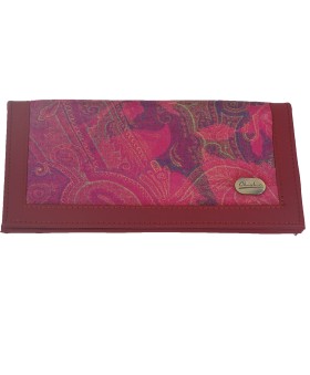 Silk Wallet - Pink Abstract