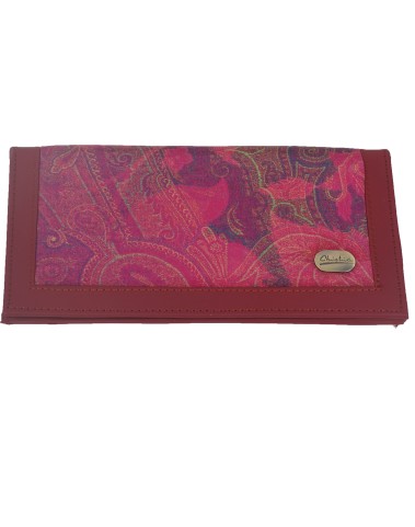 Silk Wallet - Pink Abstract