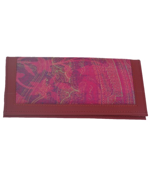 Silk Wallet - Pink Abstract