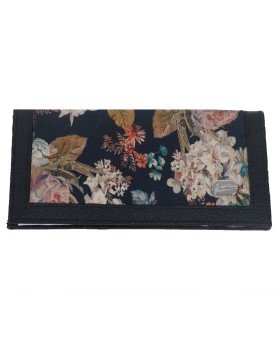 Silk Wallet - Beige Floral