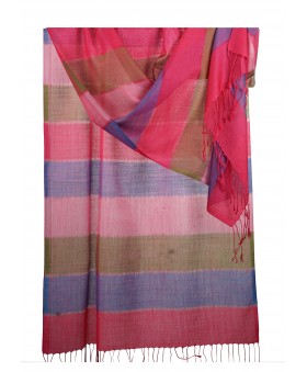 Missing Stripe Stole - Shades of Pink