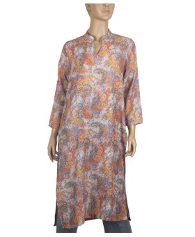 Tunic - Orange Paisley