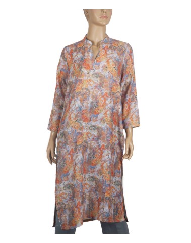 Tunic - Orange Paisley