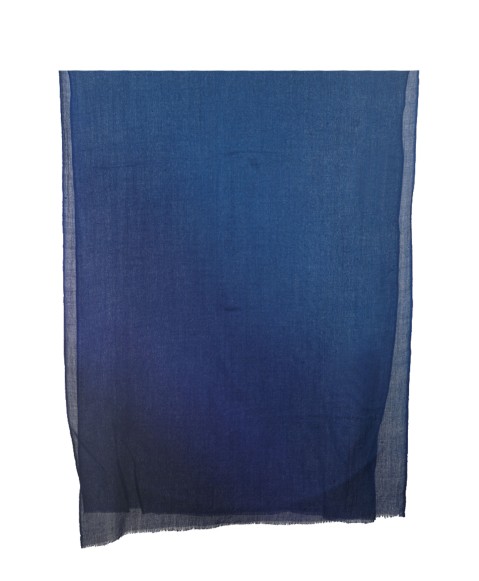 Shaded Ombre Stole - Navy Blue 