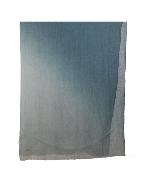 Shaded Ombre Stole - Teal Shade