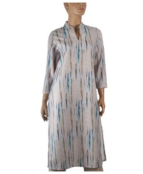 Tunic - Beige Abstract