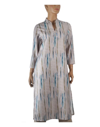 Tunic - Beige Abstract