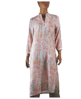 Tunic - Peach Abstract