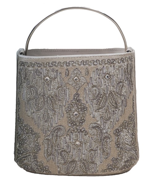 Manar Bag - Silver Embroidered