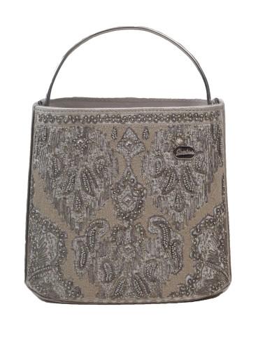 Manar Bag - Silver Embroidered