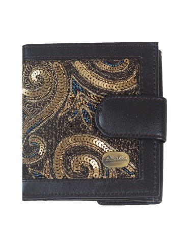 Folding Wallet - Golden Bead Work