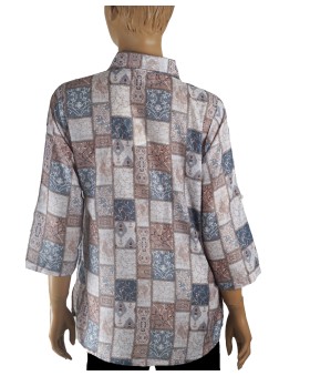 Casual Kurti - Square Abstract