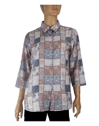 Casual Kurti - Square Abstract