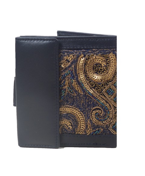 Folding Wallet - Navy Blue