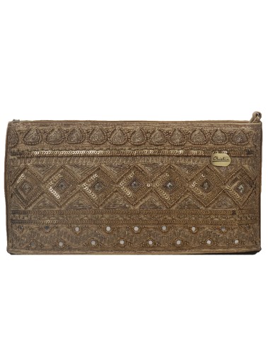 Karo Bag - Golden Embroidered