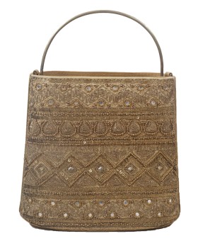 Manar Bag - Golden Embroidered