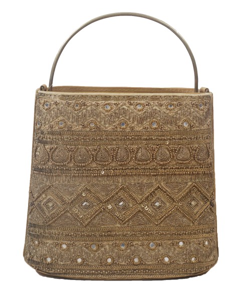 Manar Bag - Golden Embroidered