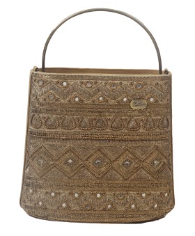 Manar Bag - Golden Embroidered