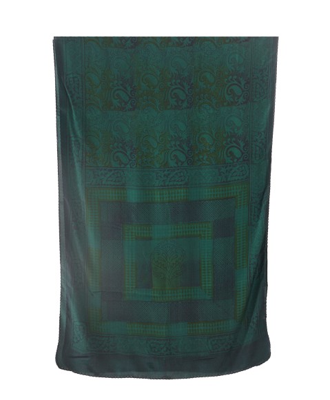 Scarf Set - Green Paisley